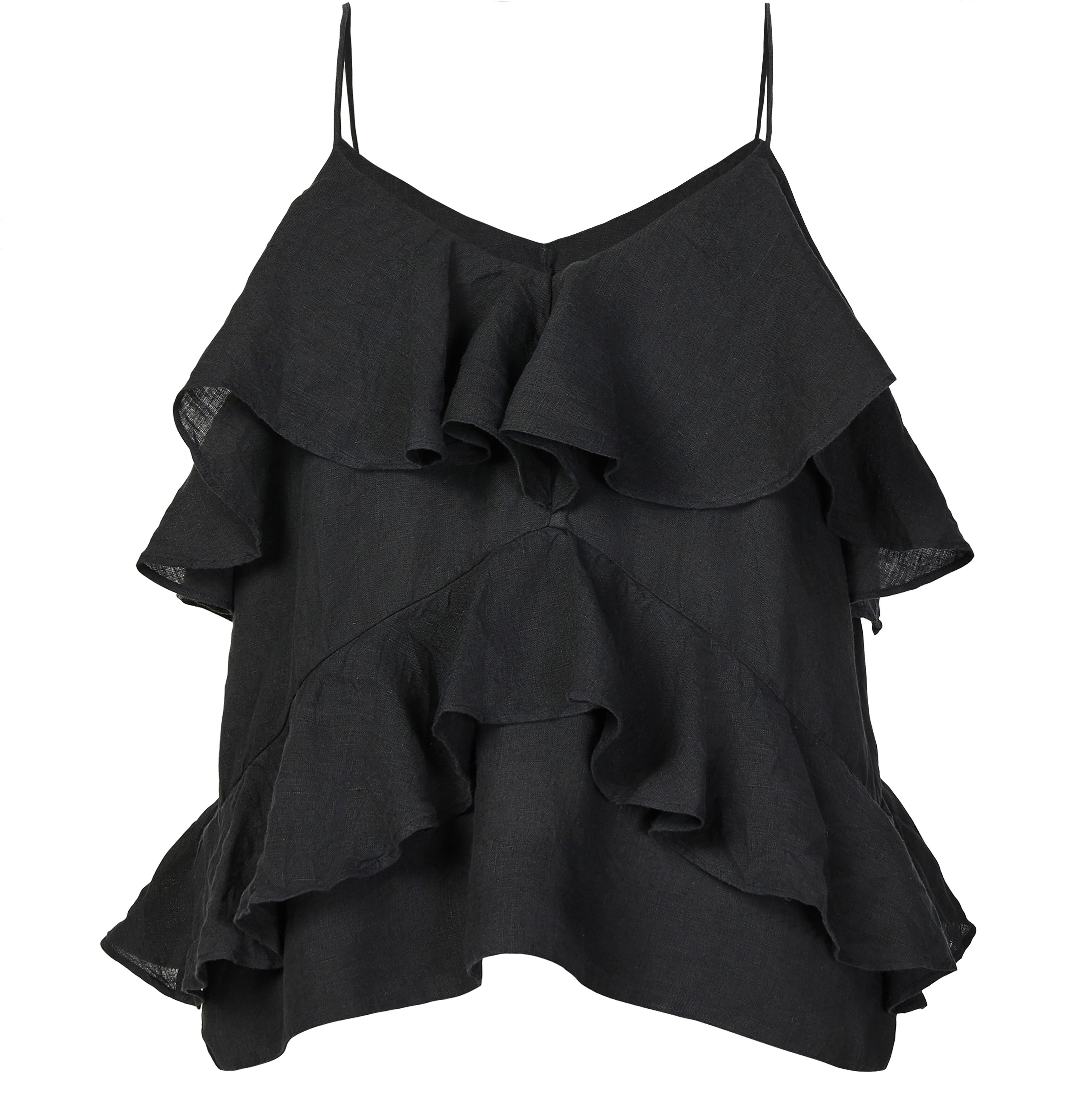 Frilled top Benedicte