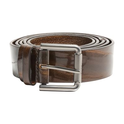 Max Mara Buckle Belt In Brown