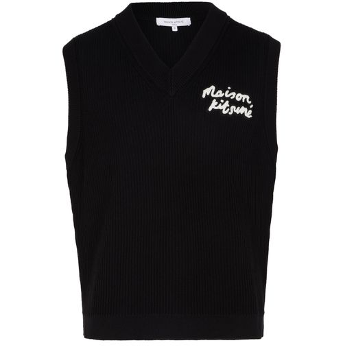 MAISON KITSUNE Weste mit Handschrift-Logo