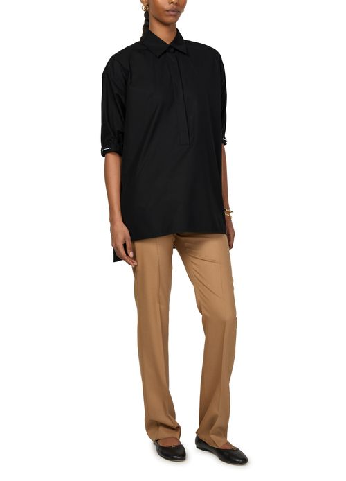 MAX MARA Teano cotton poplin blouse