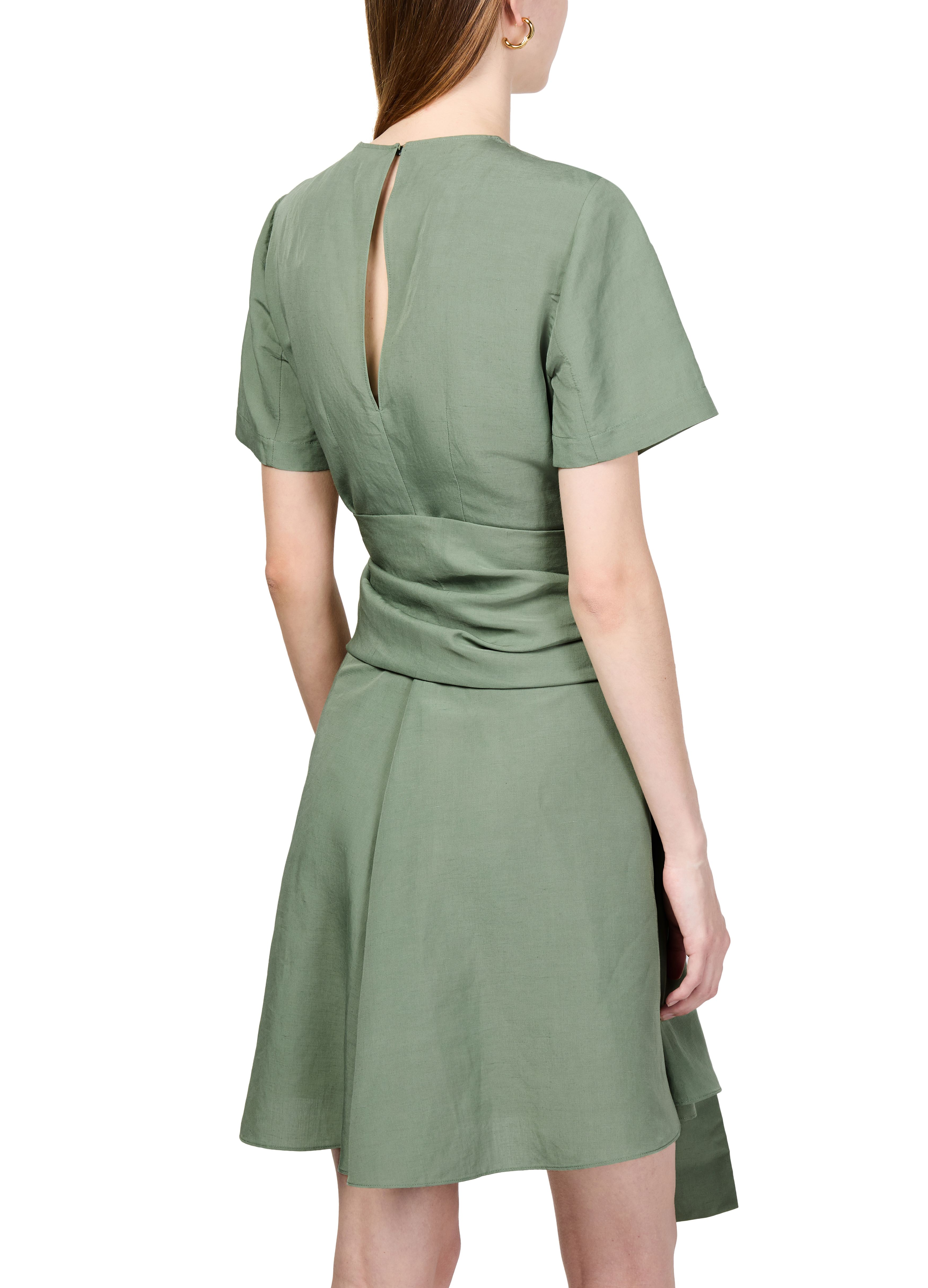 Pebble dress in viscose and linen thumbnail 5
