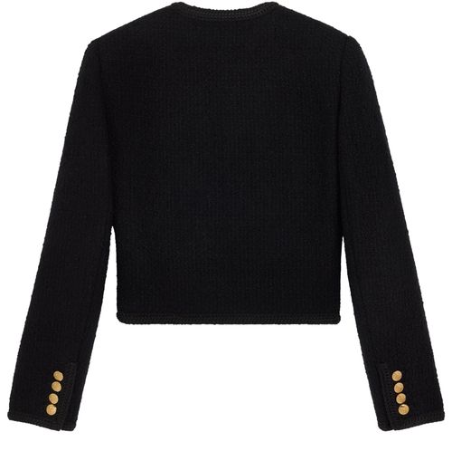 CELINE 毛呢编织外套