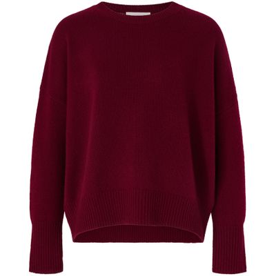Lisa Yang Mila Cashmere Round-neck Sweater In Purple