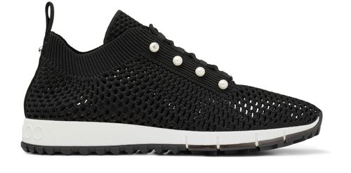 JIMMY CHOO Veles crochet sneakers