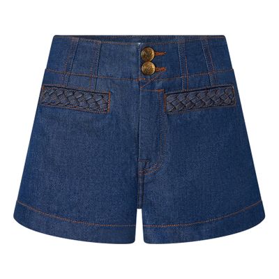 Zimmermann - Aster Denim Short - Shorts - Damen - Blau - S - Bild 3