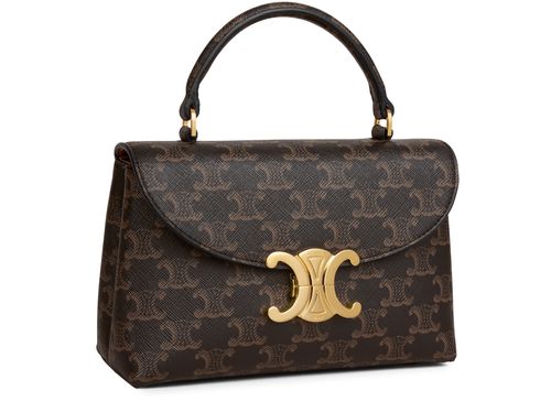 CELINE Sac Nino Teen en toile Triomphe 