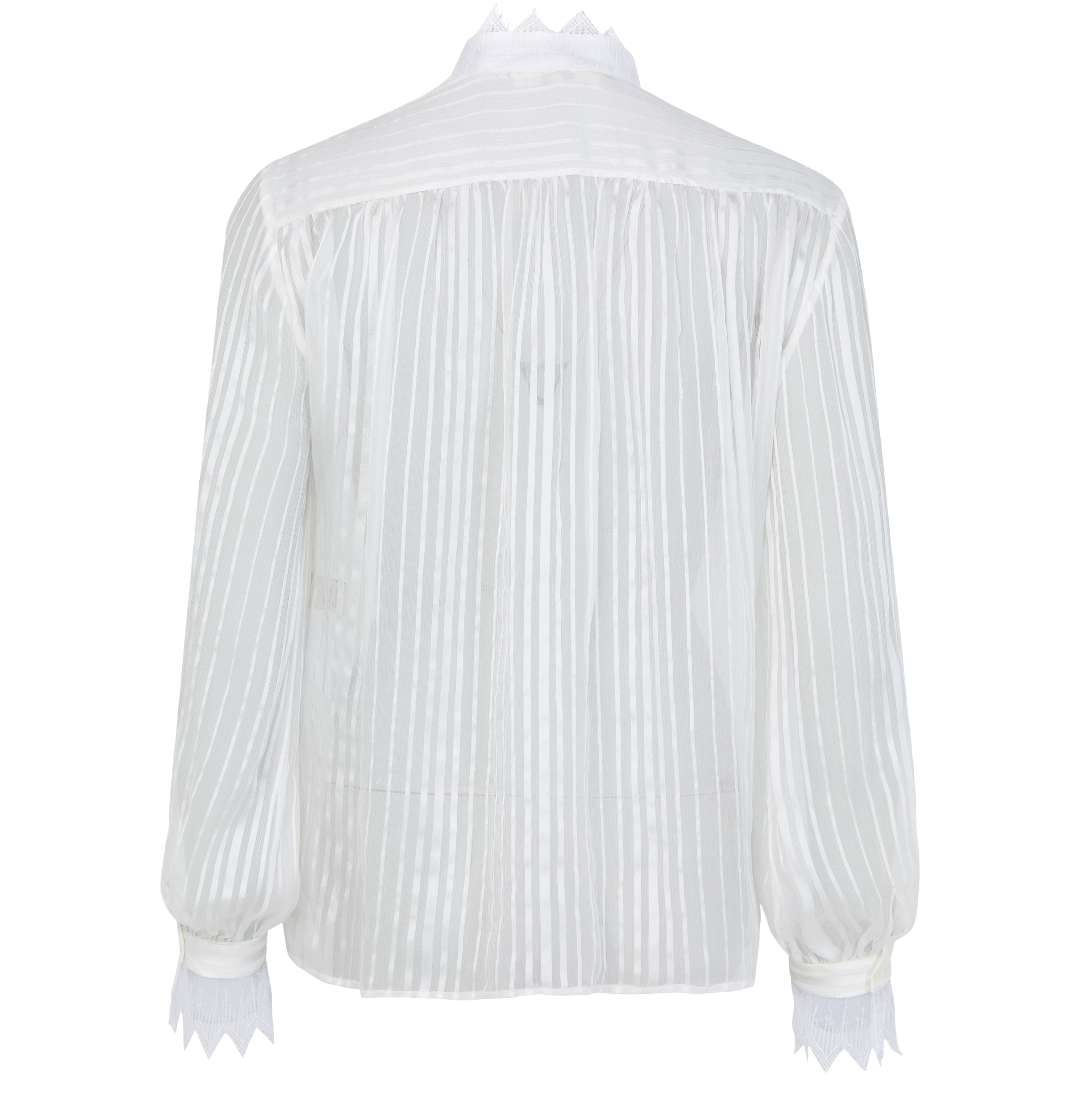 Silk long sleeved blouse thumbnail 3