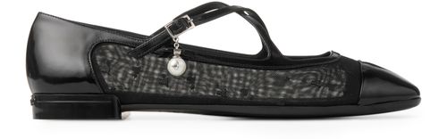 JIMMY CHOO Eleri ballerinas in soft spazzolato leather