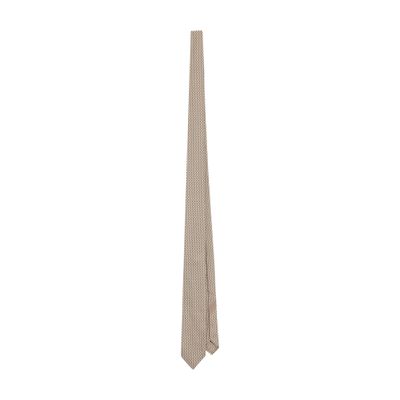 Dolce & Gabbana Micro-design Jacquard Martini Tie In Multicolor