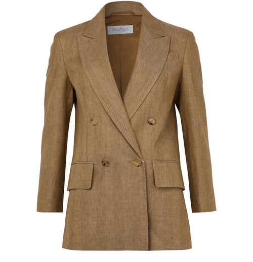 MAX MARA Blazer à double boutonnage en lin Gerla
