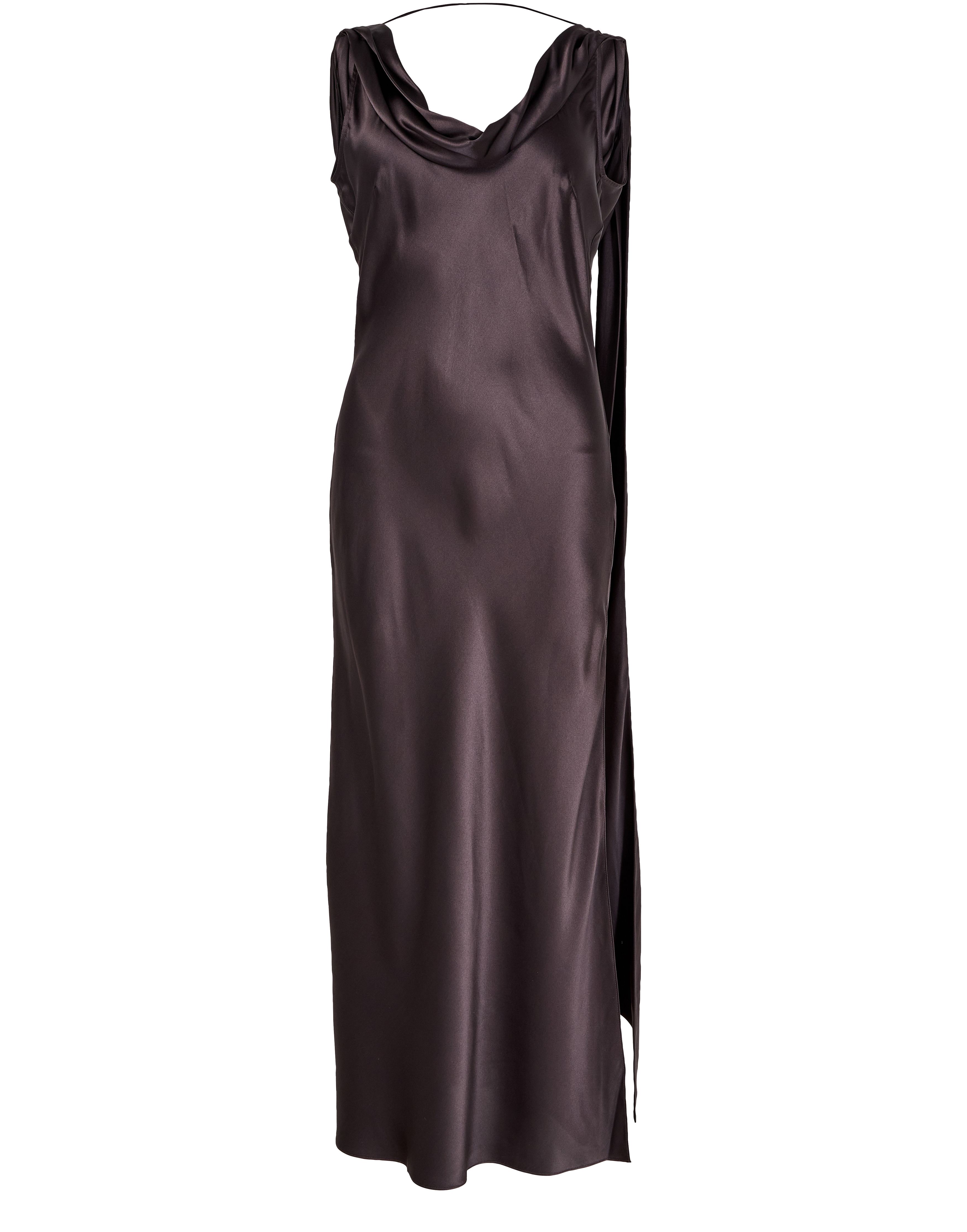 Satin midi dress