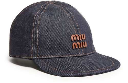 MIU MIU Casquette en denim