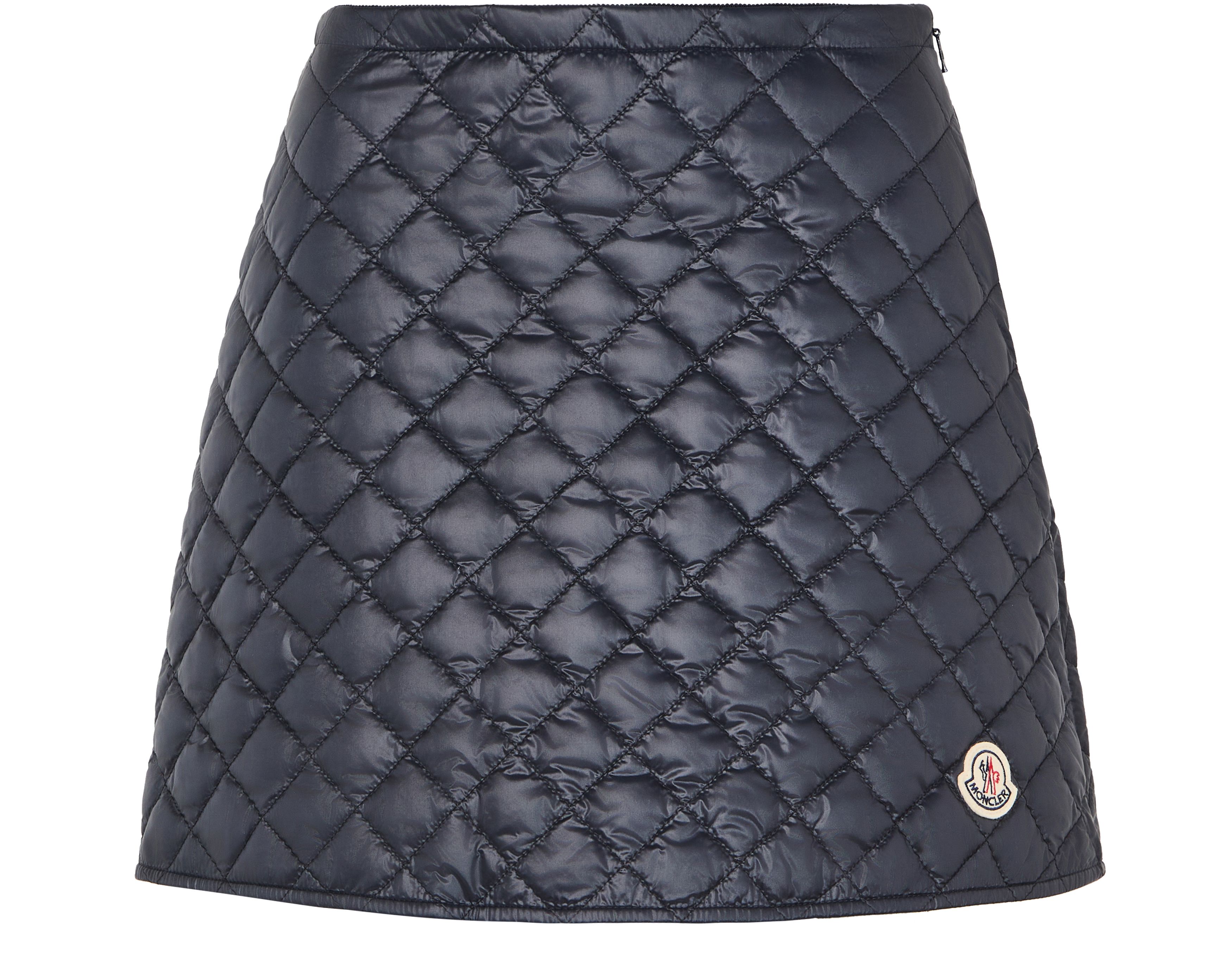 Quilted mini skirt