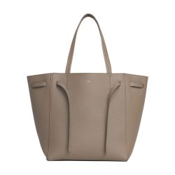 Celine - Phantom Small Tote Bag in Grained Calfskin, Women , Grey