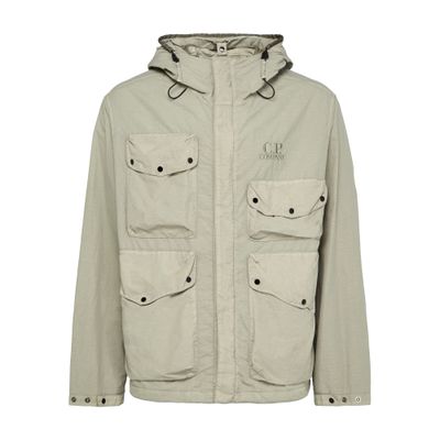 C.p. Company C. P. Company Technical Goggle Windbreaker Jacket In Green
