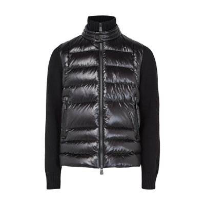 Zipped-up cardigan