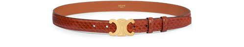 CELINE Medium Triomphe belt in python