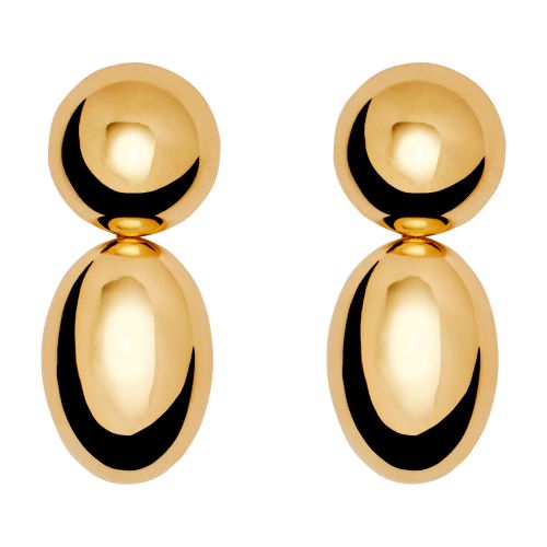 Lie Studio The Klara Earrings In Gold