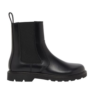 Loewe Leather Blaze Chelsea Boots In Black