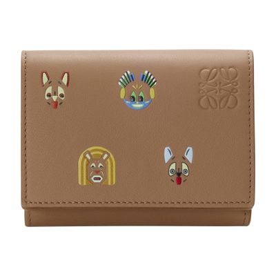 Cats trifold wallet in classic calfskin