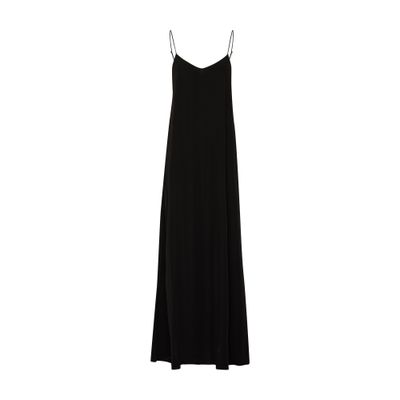 The Row 'constantine' Maxi Dress In Black