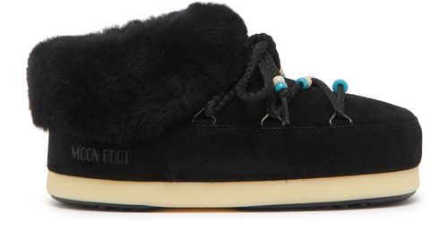 MOON BOOT Suede beads mules