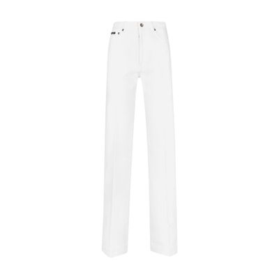 Dolce & Gabbana Capri High-rise Flared Jeans In Multicolor