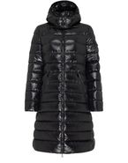 ブラック MOKA ロングダウンジャケット　サイズ00 Moncler