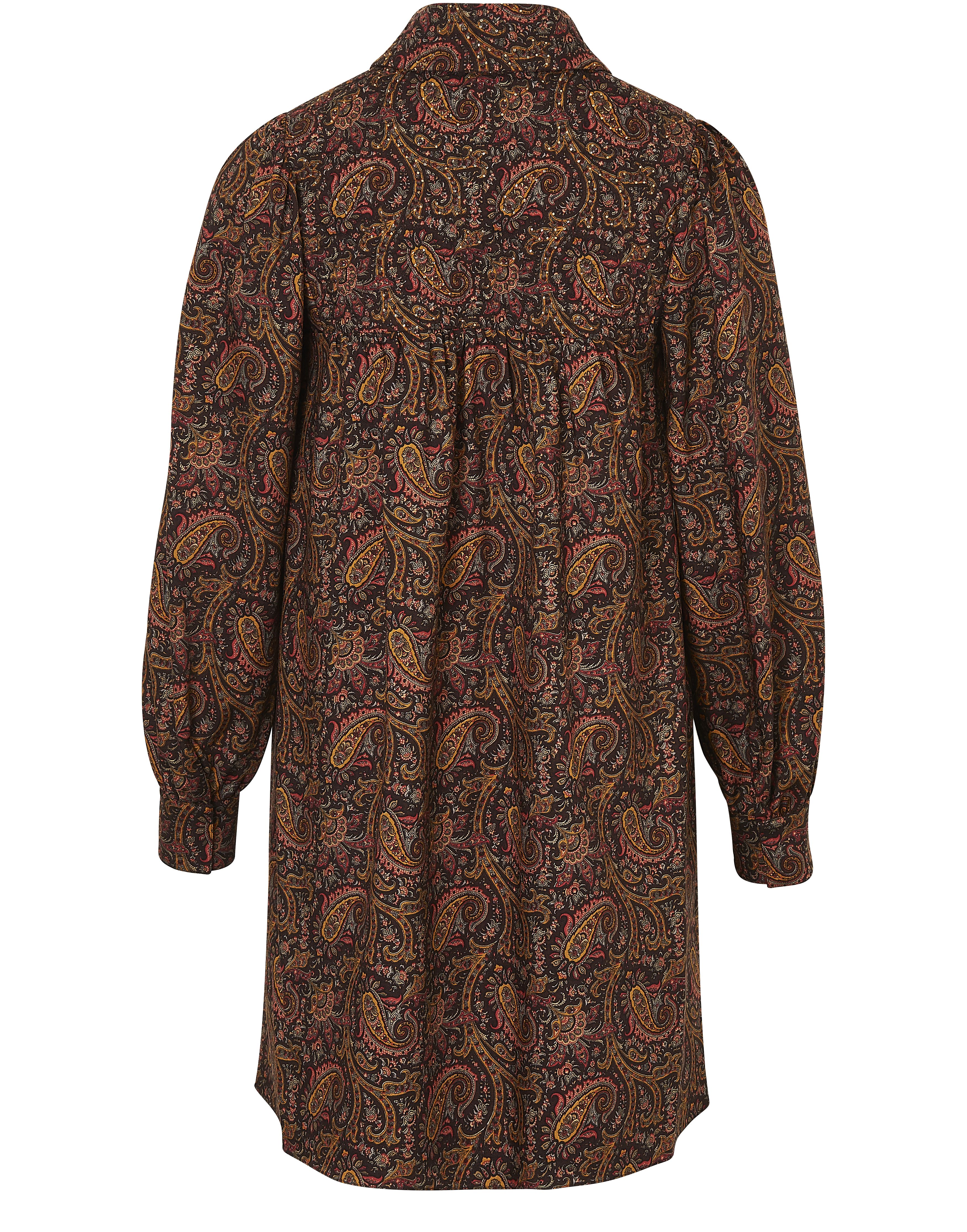 Rhinestone collar shirt dress thumbnail 3