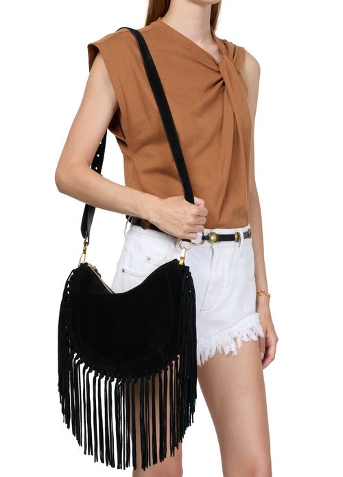 ISABEL MARANT Oskan soft zipped shoulder bag