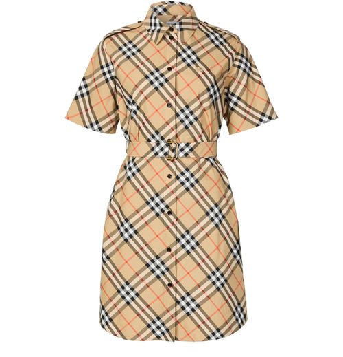 BURBERRY Hemdkleid mit Check-Muster