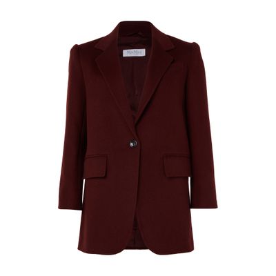 Max Mara Ariccia Blazer In Brown