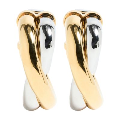 Jacquemus The Doppio Earrings In Gold