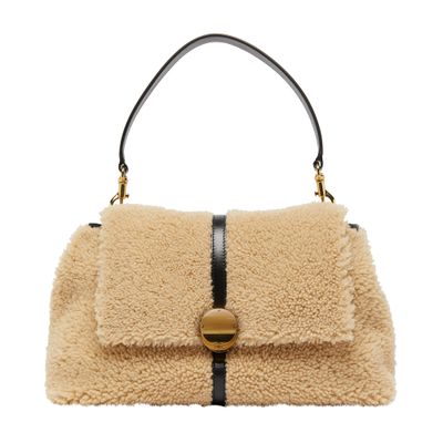 Chloé Penelope Soft Shoulder Bag In Beige