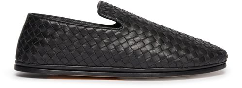 BOTTEGA VENETA Slippers en cuir Intrecciato
