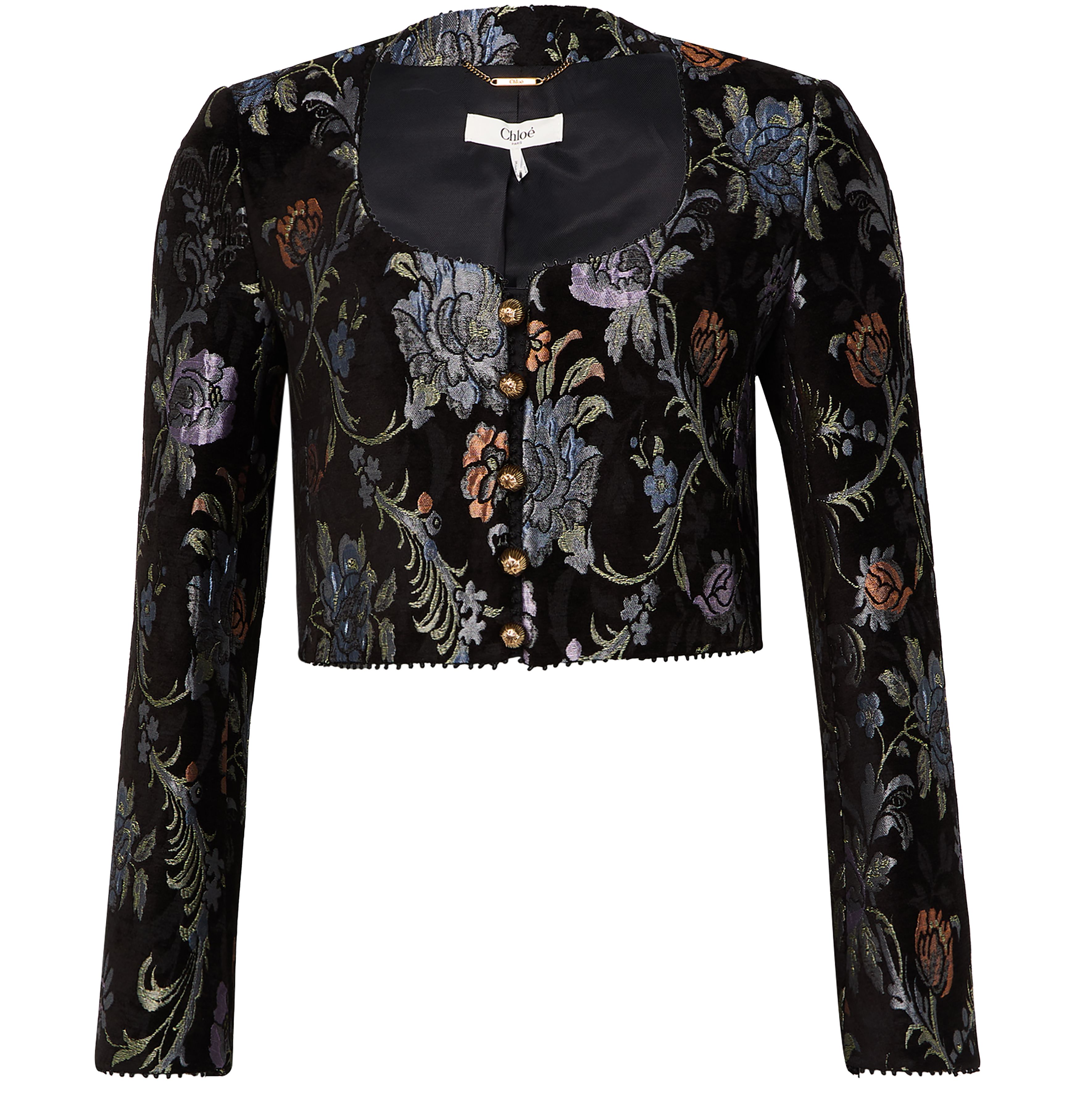 Floral tapestry jacket