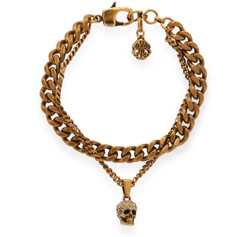 MCQUEEN Double chain bracelet