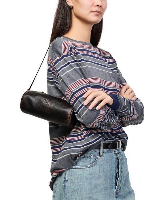 MIU MIU Sac à main effet cuir vieillit