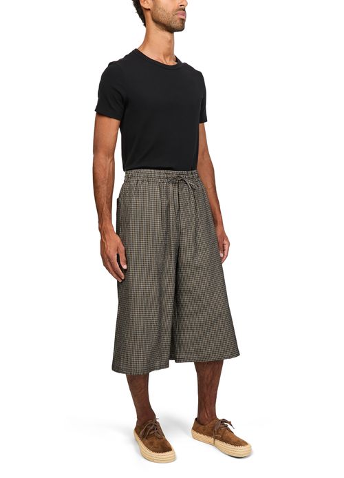 LOEWE Short en coton, lin et viscose
