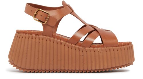 CHLOE Nama wedge sandals