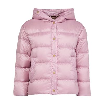 Max Mara Seigo Puffer Jacket - The Cube In Pink