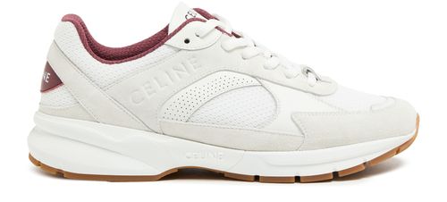 CELINE Celine Runner CR-03 low lace-up sneakers in mesh, suede calfskin and perforated calfskin