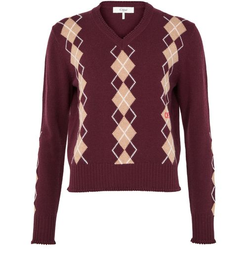 CHLOE V neck sweater
