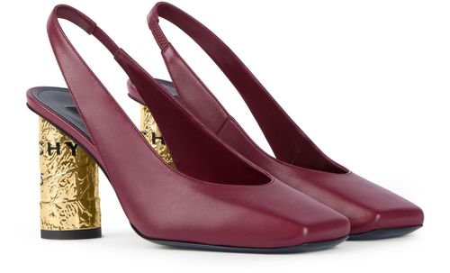 GIVENCHY Tape leather pumps
