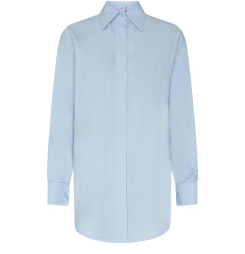LOEWE Draped cotton shirt