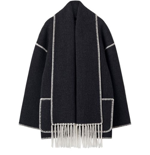 TOTEME Embroidered scarf jacket