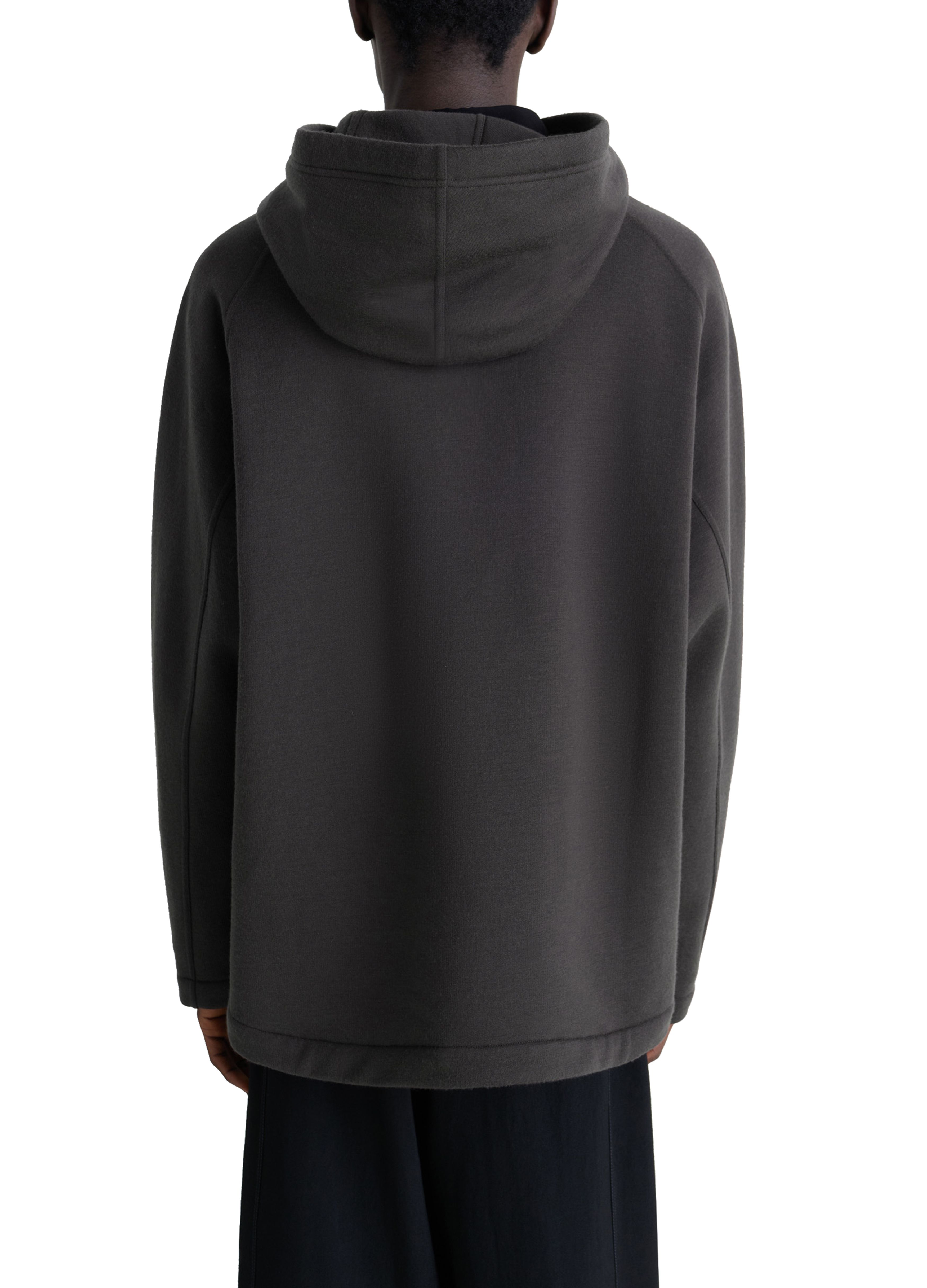 Hooded long sleeves sweater thumbnail 4
