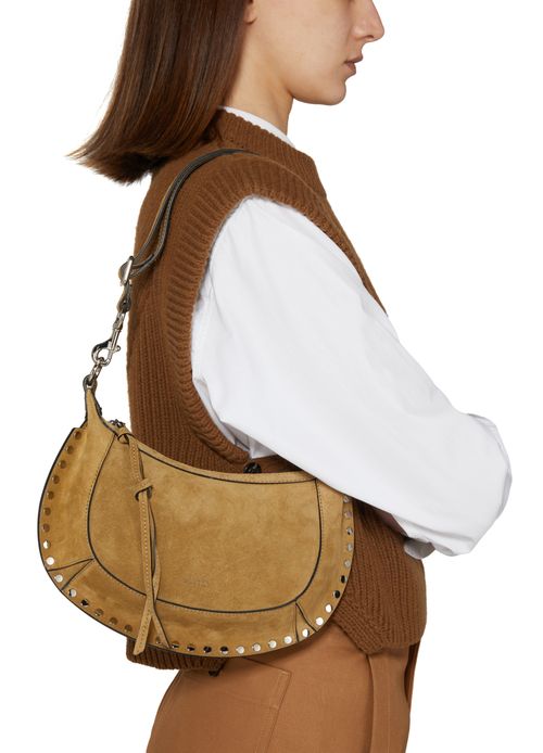 ISABEL MARANT Oskan Moon bag in suede