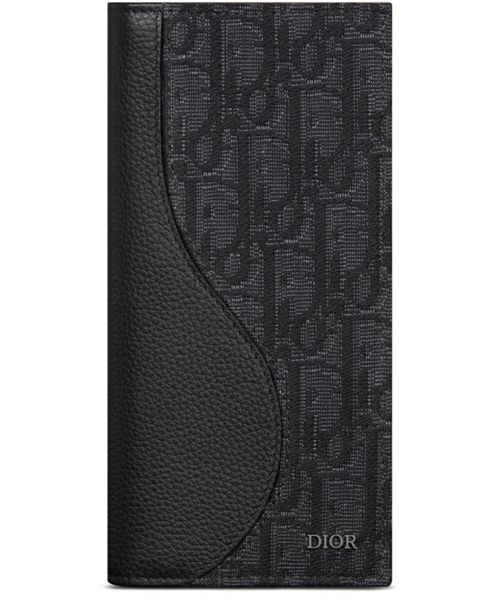 DIOR 马鞍竖版长款钱包