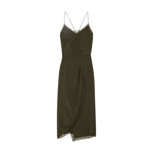 Rixi Silk Jacquard Dress